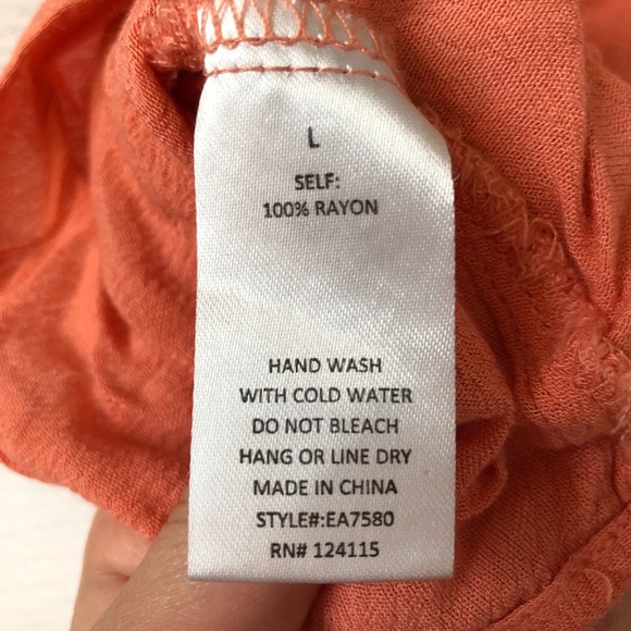 Elodie Anthropologie Peach Tank Top - Picture 5 of 5